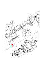 Шестерня редуктора хода 3084353 для Hitachi
