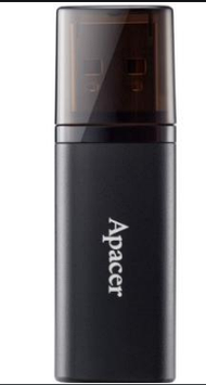 Флеш-пам`ять 64GB "Apacer" AH25B USB3.1 black №7102