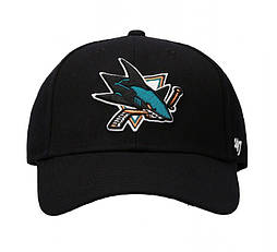 Кепка MVP 47 Brand NHL SAN JOSE SHARKS One Size Black gray H-MVP22WBV-BK