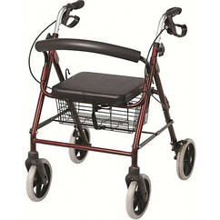 Ролатор  PR-881 м'яке сидіння зі знімною спинкою для відпочинку