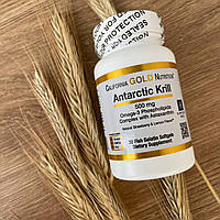 California Gold Nutrition, Масло антарктического криля; омега-3 фосфолипидов с астаксантином, 500 мг, 30 капс