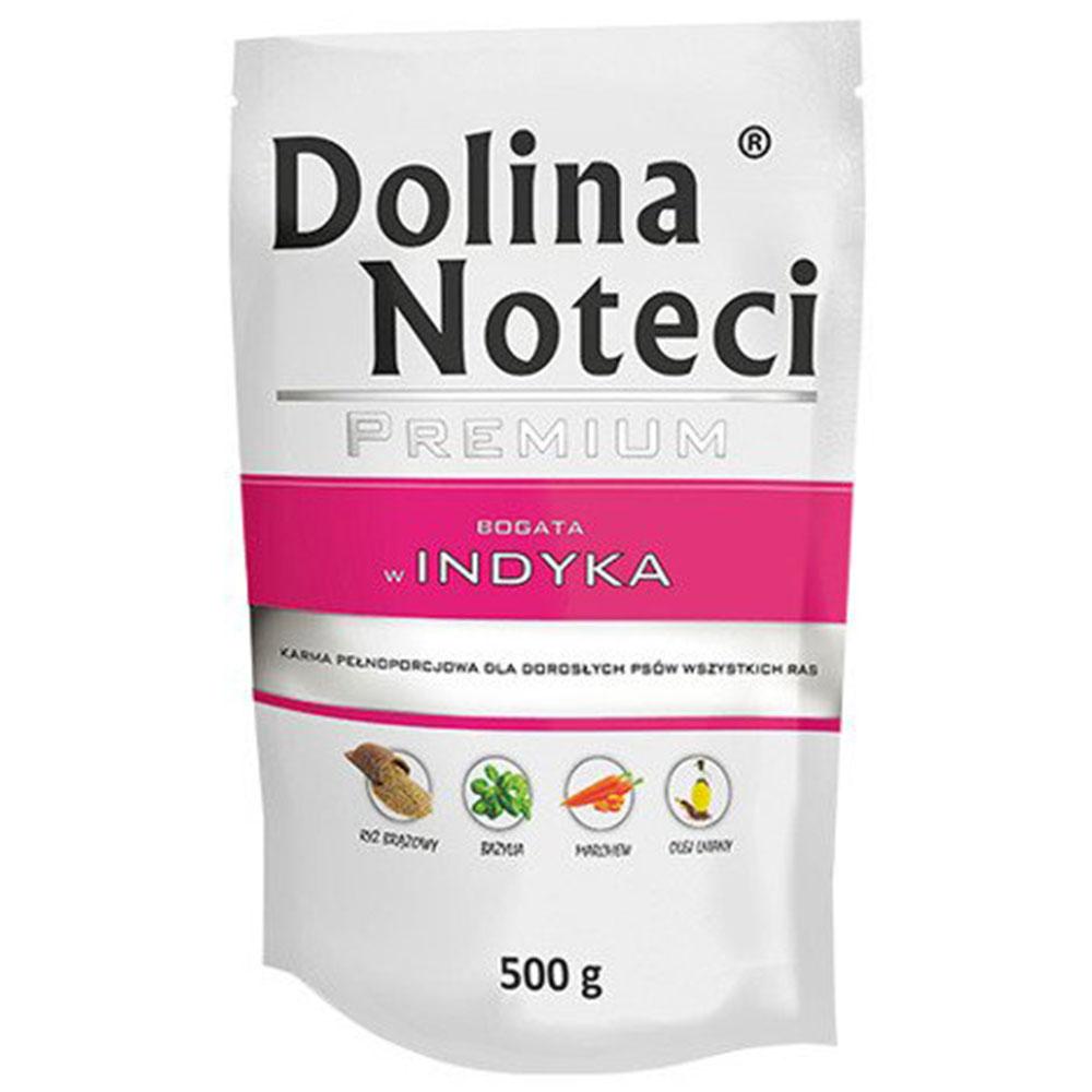 Консерва пауч для собак з індичкою, Dolina Noteci 500 гр