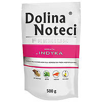 Консерва пауч для собак с индейкой Dolina Noteci 500 гр