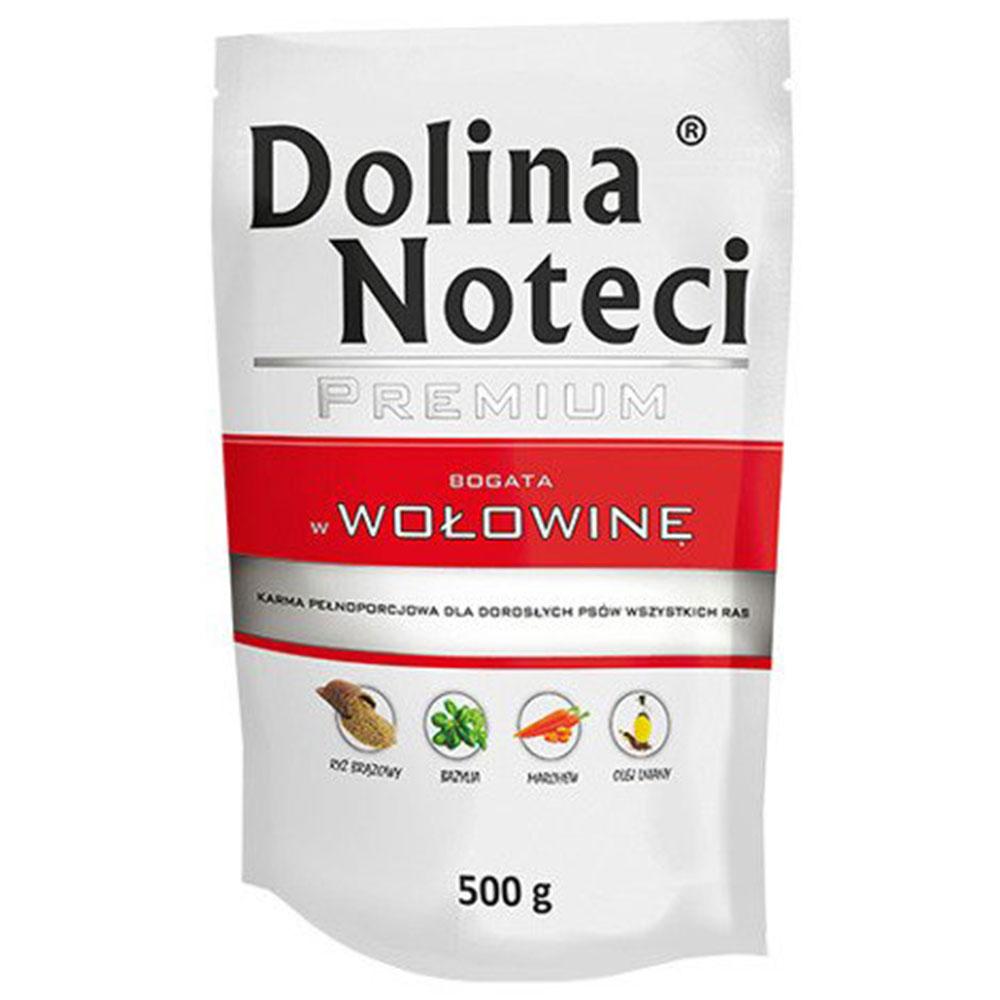 Вологий корм для собак з яловичиною, Dolina Noteci 500 гр, фото 1