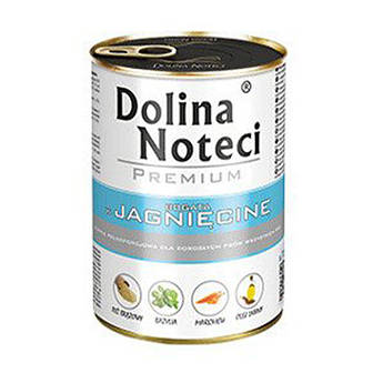 Вологий корм консерва для собак з ягням Dolina Noteci 400 гр