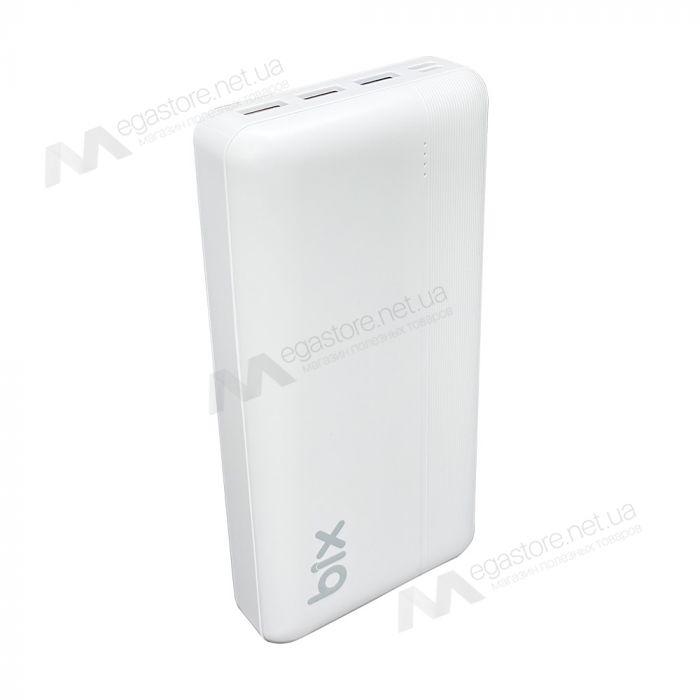 Повербанк Bix PB302 на 30000 mAh с быстрой зарядкой повербанк для смартфона планшета - Белый - фото 2 - id-p1703752804