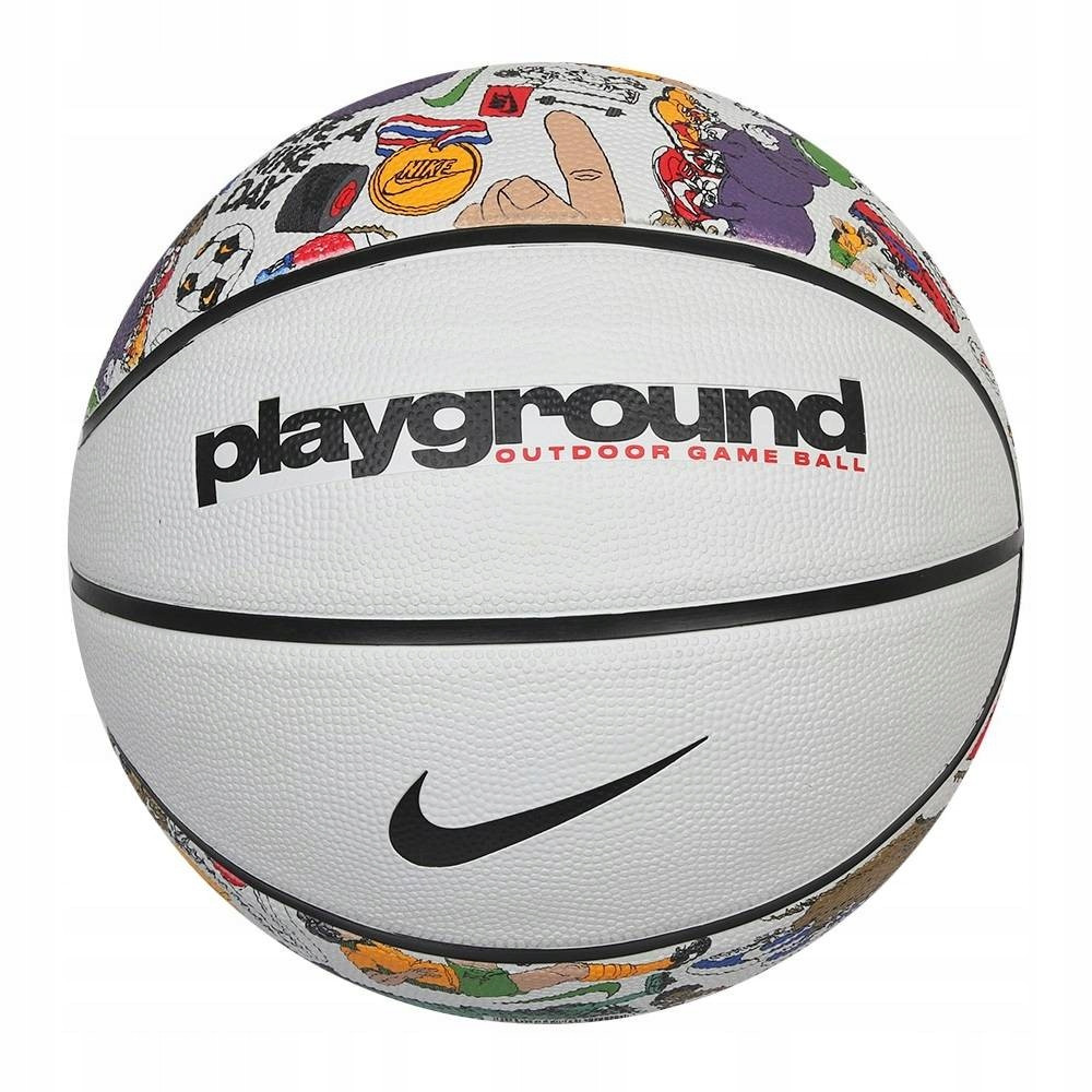 М'яч баскетбольний Nike Everyday Playground 8P Graphic р. 5 (N.100.4371.913.07) White/Black/Multi, фото 1