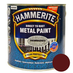 Фарба HAMMERITE для металу молоткова (коричнева), 2.5 л