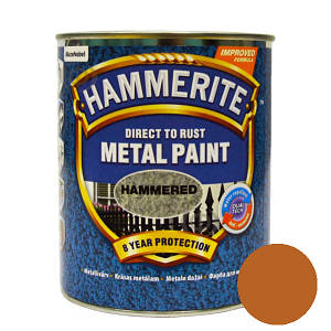 Фарба HAMMERITE для металу молоткова (мідна), 0,75 л