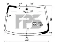 Лобове скло Chevrolet AVEO 2002 2008 SDN/HB T200