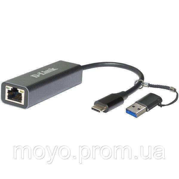 Мережевий адаптер D-Link DUB-2315 1x2.5GE, USB Type-C (з адаптером USB-A)