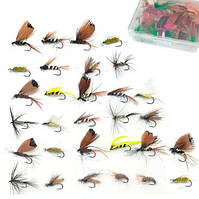 Мочки для нахлисту, нахлистові мушки, 30 шт.