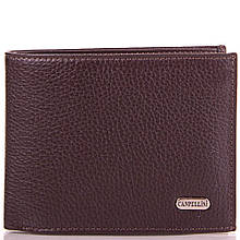 Мужской очаровательный кожаный кошелек CANPELLINI SHI1043-10FL