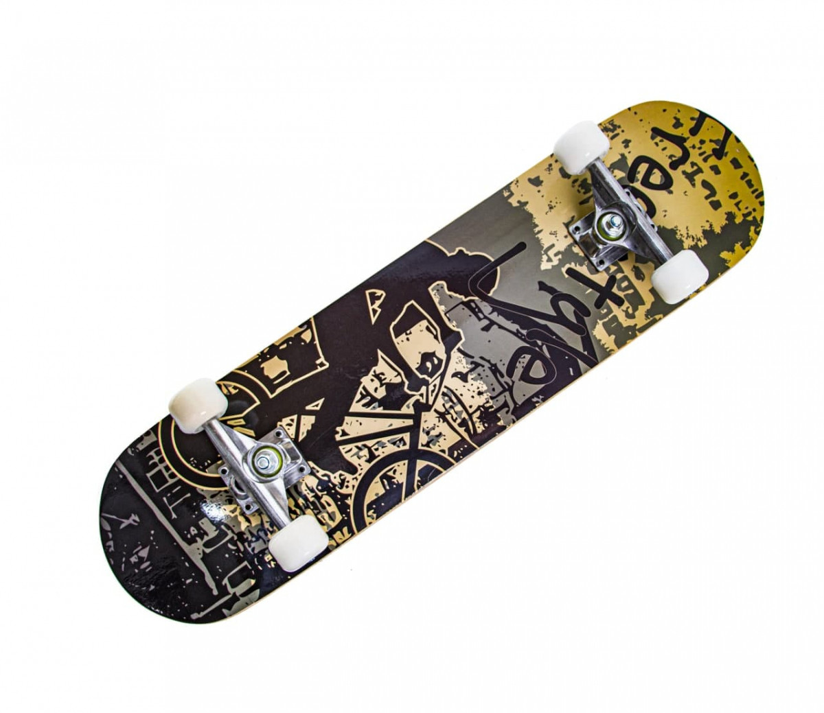 Скейт дитячий скейтборд дерев'яний "Trick Style" з принтом арт.9948