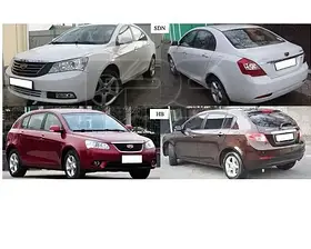 Бокове скло задніх дверей Geely Emgrand '09- праве (XYG)