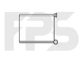Радіатор пічки Citroen C4 (Сітроен С4) 10-, Peugeot 308 08-11/308 11- виробник NISSENS