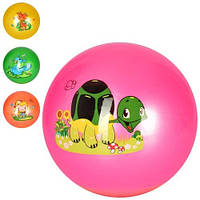 М'яч дитячий 22см тварини,67-73г,6кольорів №MS2602-4(240)