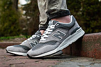 Мужские кроссовки New Balance 997 Grey (Серые) Обувь Нью Баланс 997 натуральный замш сетка демисезон Индонезия