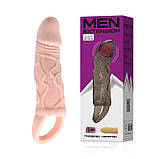 Насадка на пеніс Men Extension Vibrating Penis Sleeve, фото 2