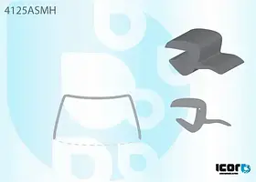 Молдинг лобового скла П-ОБРАЗНИЙ на HYUNDAI MATRIX 2001-2011