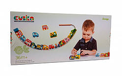 Іграшка дерев'яна Машинки силянки Cubika №14316