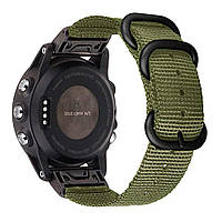 Ремешок UniCase Nylon для часов Garmin c креплением Quick Fit 22mm - Green