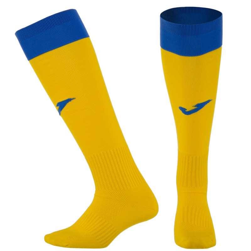 Гетры футбольные Joma CALCIO 400022-900 размер S-L желтый-синий L/S19/39-44-UKR - фото 2 - id-p1703831102