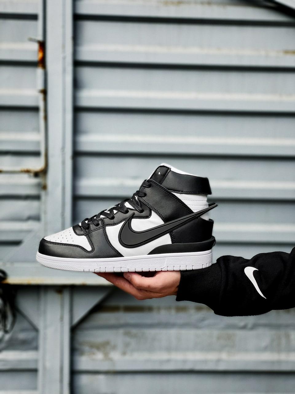 Кросівки чоловічі чорні Nike Dunk High x AMBUSH (06081)