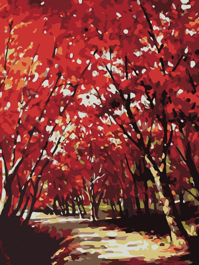 Картина по номерам. Art Craft "Дихання осені" 40*50 см 10508-AC