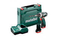 Шурупокрут Metabo PowerMaxx BS Basic, 12V, 2×2Ah Li-Ion, LC 12, валіза