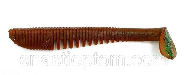 Силіконова приманка на хижака Taipan Pike-Kill, довжина 3,0 дюйми, 8шт/уп, колір №01 Green pumpkin