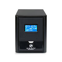 Источник бесперебойного питания Kraft KRF-B1000VA/600W(LCD) 24V UPS Kraft с подключением внешнего аккумулятора