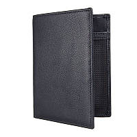 Чорний шкіряний гаманець-органайзер з відділом для ID документів JDR-8450A