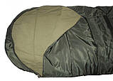Спальний мішок-ковдра зима Олива для Військових довжина 210 см ширина 60 см і 90 см, фото 3