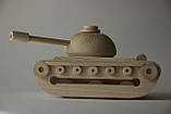 Дерев'яна іграшка танк "Тішка", фото 3