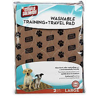 Simple Solution Washable Training&Travel Pad (Сімпл Солюшн Тренінг) багаторазові пелюшки для собак 2 шт.