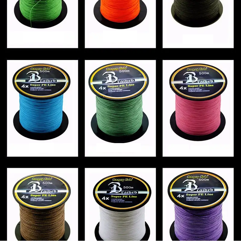 Шок лідер плетена нитка шнур для риболовлі 500 м No952