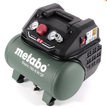 Компресор переносний Metabo Basic 160-6 W OF (601501000): 160 л/хв, 900 Вт, 6 барів Shopolife