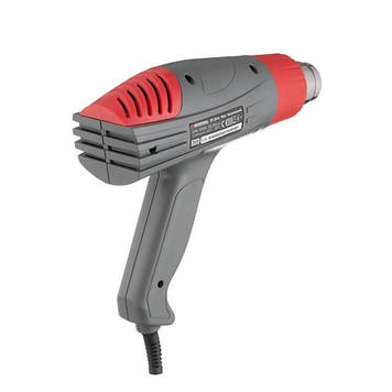 Будівельний фен INTERTOOL DT-2416: 2000 Вт, 300/500 л/хв, 2 швидкості 400° і 600 °C Shopolife