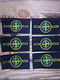Аксесуари Stone Island патч 95х45 мм вишитий. Офники + 2 ґудзики, фото 7