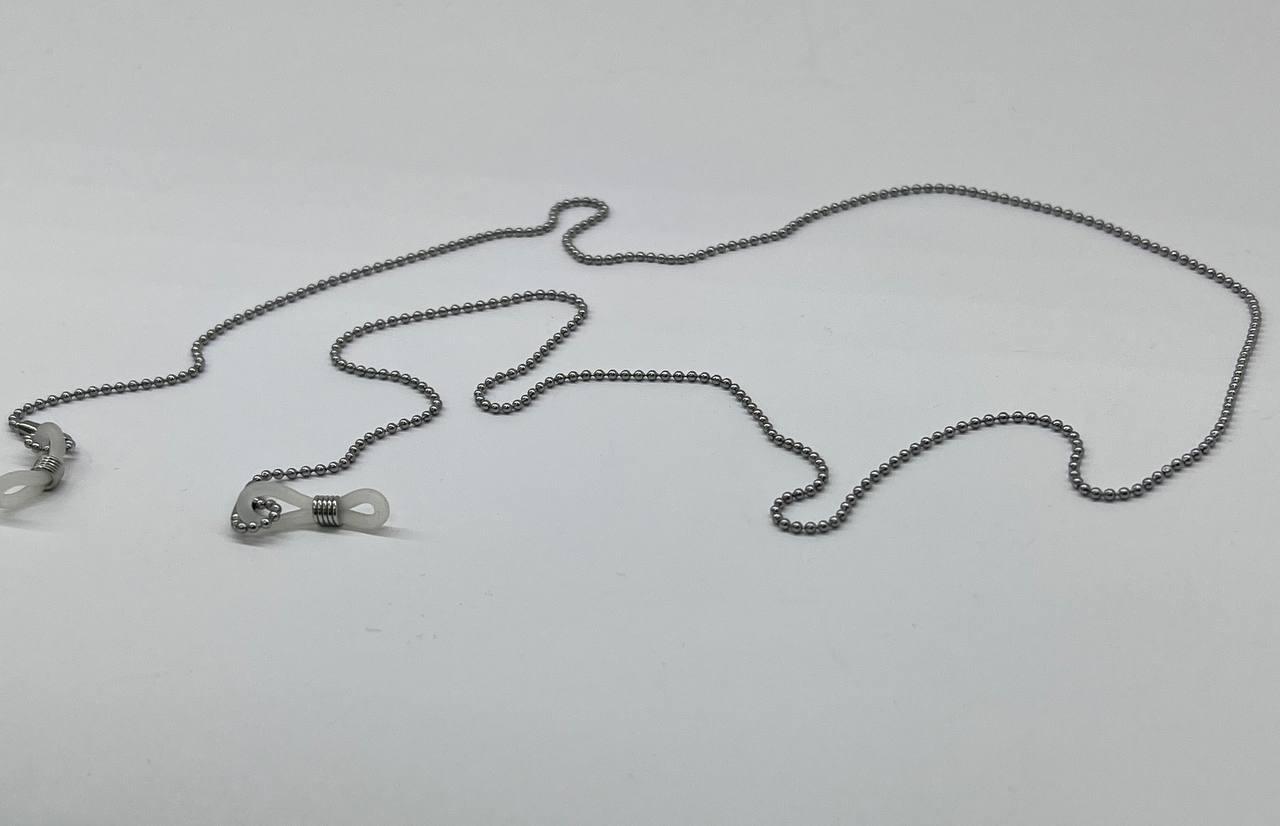 Шнурок держатель «мелкие бусинки» для очков на силиконовых петлях - фото 3 - id-p1704019885