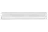 Горизонтальний дизайнерський радіатор опалення ARTTIDESIGN Livorno ІІ G 4/272/1200/50 білий матовий, фото 3
