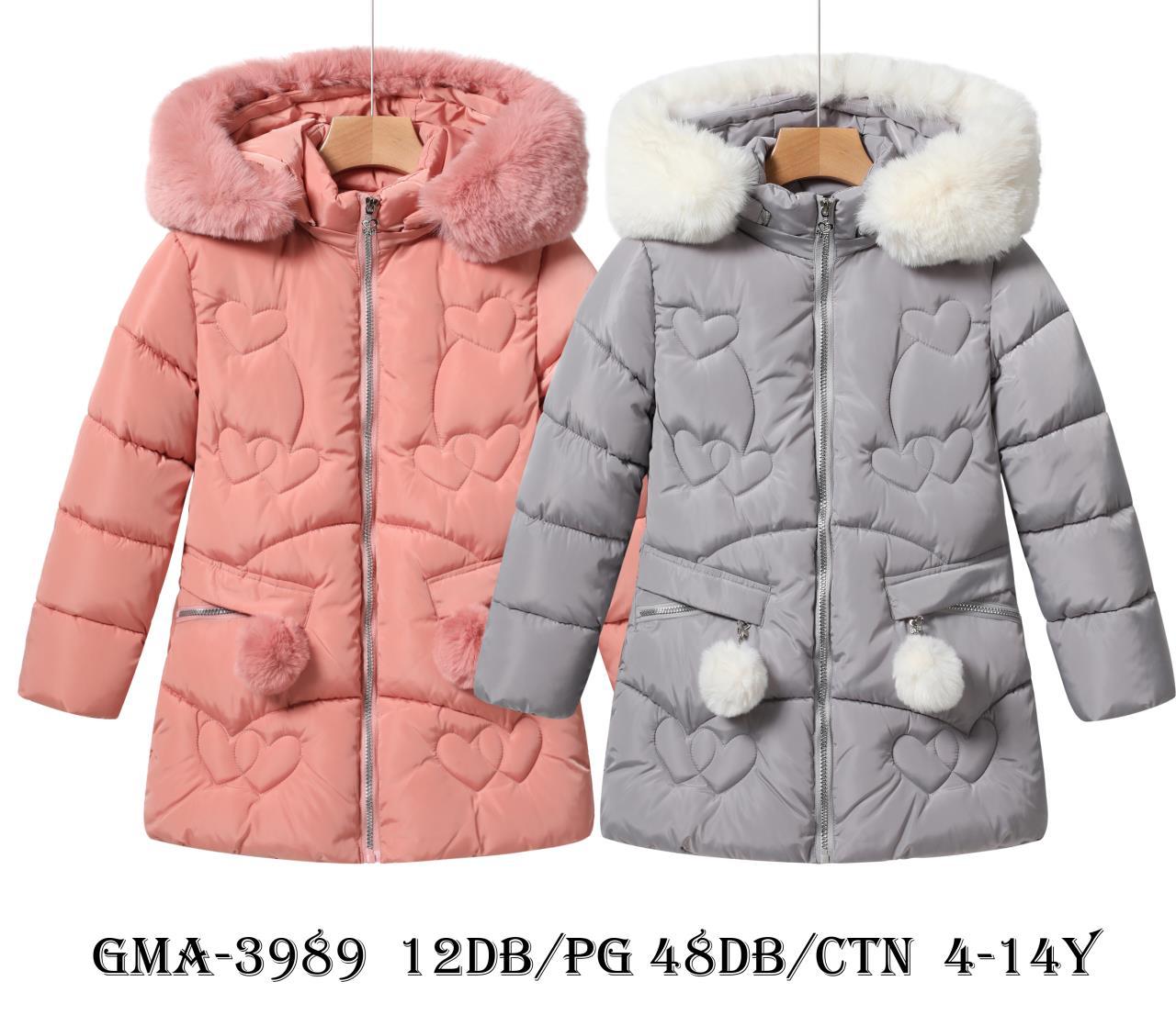 Куртки для дівчаток оптом, Glo-Story, розміри 4-14 років, арт. GMA-3989