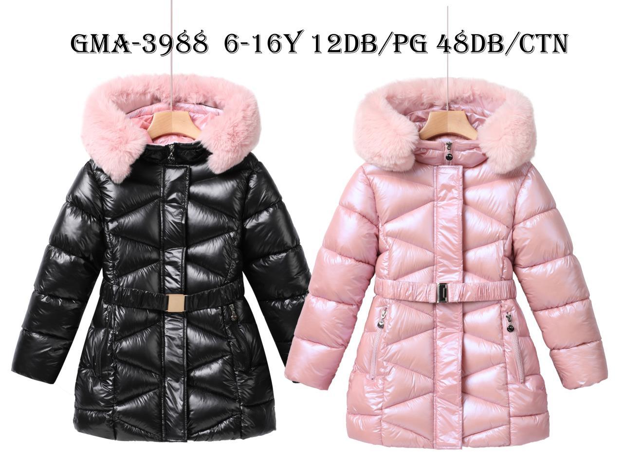 Куртки для дівчаток оптом, Glo-Story, розміри 6-16 років, арт. GMA-3988