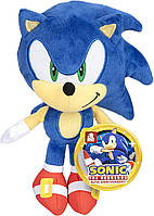 Мягкий Ежик Соник 23 см Sonic The Hedgehog Plush Jakks 40934