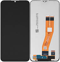 Дисплей Samsung A035F Galaxy A03 тачскрин модуль чорний 160.5 x 72 mm оригінал