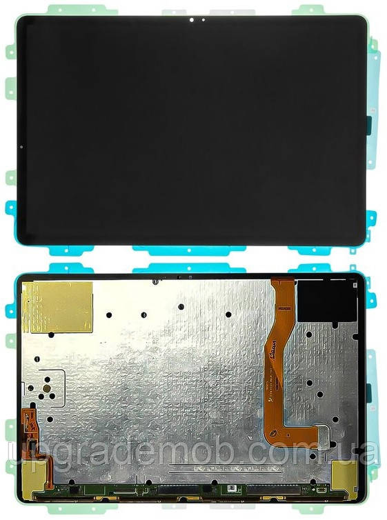 Дисплей модуль тачскрин Samsung T970 Galaxy Tab S7+/T975/T976B чорний Amoled оригінал