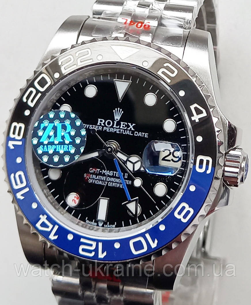 Часы Rolex Perpetual Date (GMT) batmen.класс ААА