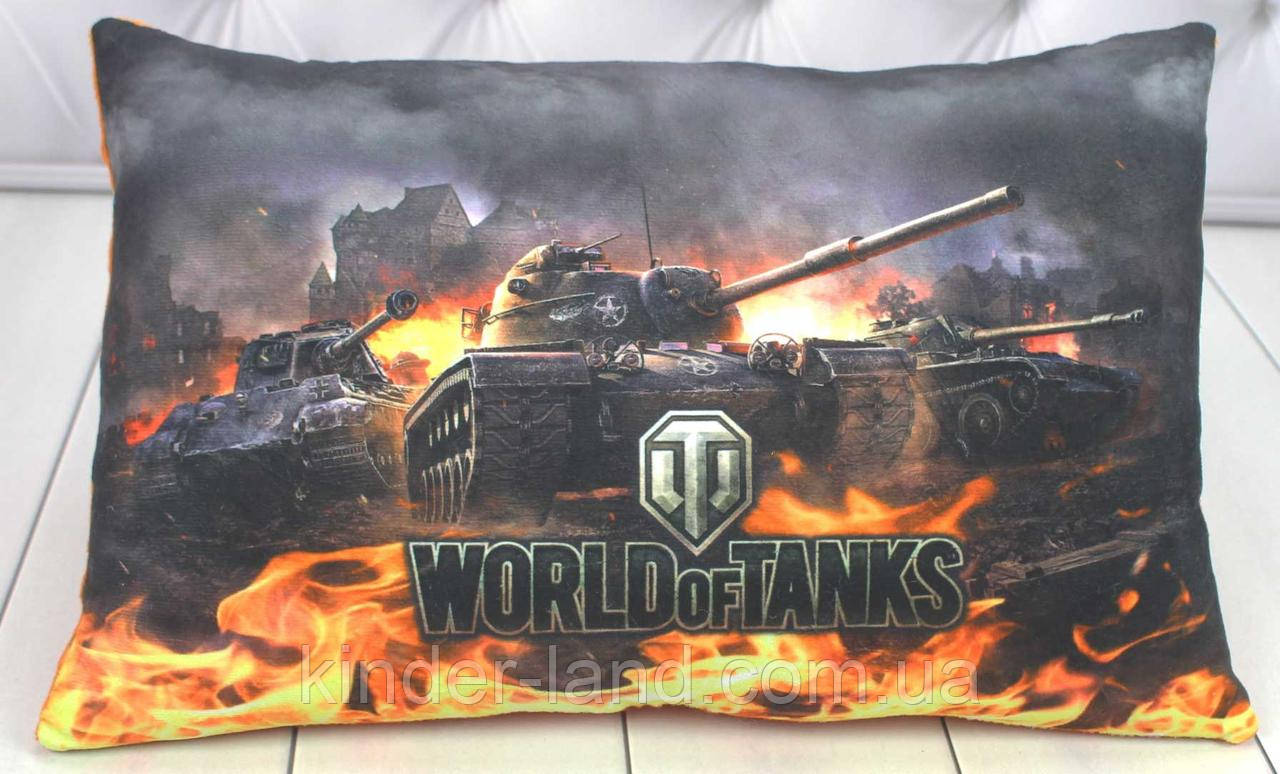 Подушка "World of Tanks", 37 см.