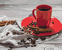 Картина по номерам Кофе с кардамоном Картины по номерам Натюрморты Картины на холсте Brushme BS52591